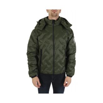 Emporio Armani Emporio Armani Ea7, Heren, Jassen, Groen, Maat: 2XL Polyamide