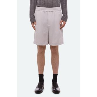 Helmut Lang Relaxed Pull-On Shorts in Ice at Nordstrom, Size Medium