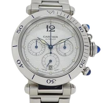 Cartier Pre-owned Vintage Polshorloge - Heren - Vintage Horloges - Wit - ONE Size - Vintage