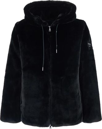 Tatras Hooded Faux Fur Jacket - Heren - Jassen - Zwart - M - Jassen