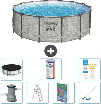 Bestway Piscina Bestway Steel Pro Max Redonda - 427x122 Cm - 8-piezas S549