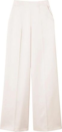Twinset Duchess Palazzo Broek - Dames - Wijde Broeken - Roze - S - Leer - Broeken