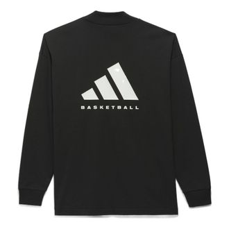 adidas Basketball Long-Sleeve Top Black IJ5554
