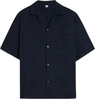Aspesi Overhemden, Heren, Blauw, L, Katoen, Jarvis Shirt