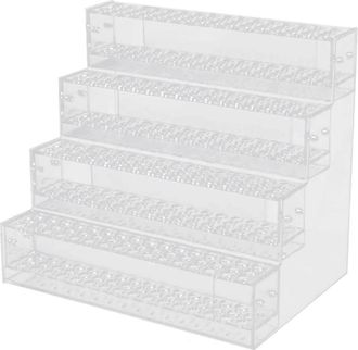OEM Portal&aacute;pices Acr&iacute;lico De 4 Niveles, Transparente, Organizador De Escritorio Para Material Escolar