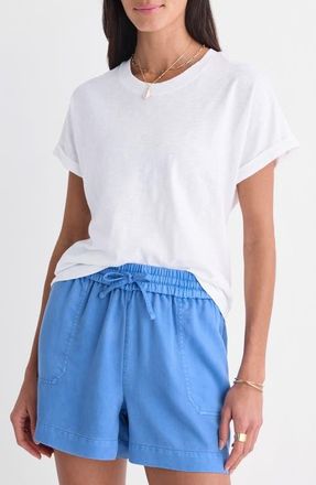 Vineyard Vines Relaxed Fit Cotton T-Shirt in White Cap at Nordstrom, Size Xx-Small