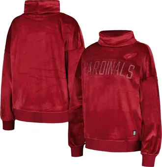 DKNY Womens DKNY Sport Cardinal Arizona Cardinals Deliliah Rhinestone Funnel Neck Pullover Sweatshirt at Nordstrom, Size Xx-Large