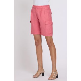 NYDJ Cargo Bermuda Shorts in Desert Rose at Nordstrom, Size 2