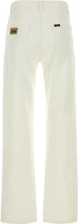 Lois Womens White Denim New Dana Jeans Exterior: Cotton