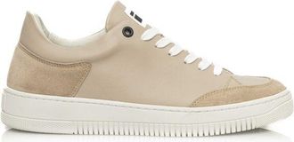 Cerruti Beige Cowhide Women Platform Womens Sneaker
