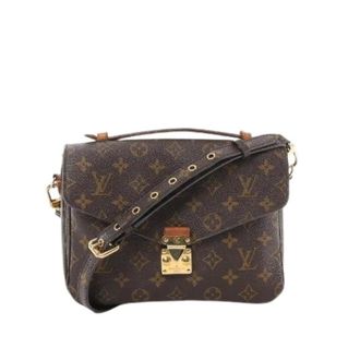 Louis Vuitton Pre-owned Cross Body Bags, female, Brown, Size: ONE SIZE Pre-owned Pochette M&eacute;tis MM