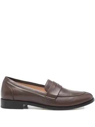 P.A.R.O.S.H. leather loafers - Brown