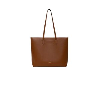 Burberry Tote Bag Media con Fodera a Quadri - - Bags - Donna - Marrone - ONE SIZE