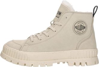 Palladium Pallashock Zip Warm - Heren - Veterlaarzen - Beige - 39 EU - Wol - Schoenen