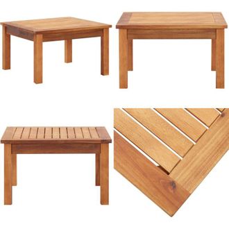vidaXL Tavolino da Caff&egrave; per Giardino 60x60x36 cm Legno di Acacia - Tavolino da caff&egrave; in legno - Tavolino da giardino