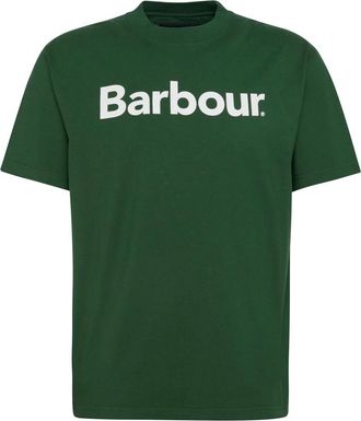 Barbour Pensford Oversized Tee - Heren - T-shirts - Groen - M - Katoen - Tops