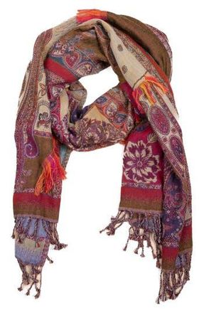 Saachi Mix Paisley Scarf in Multi-Floral at Nordstrom Rack
