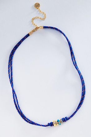 Anthropologie Maeve Corded Donut Necklace