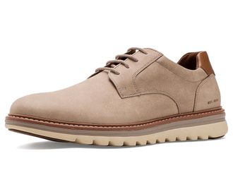 Johnston & Murphy Braxton Plain Toe Mens Shoes Taupe Nubuck : 11.5 M (D), Leather