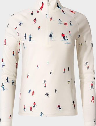 Perfect Moment Quarter-Zip Ski Base Layer