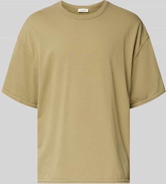 American Vintage American Vintage T-Shirt mit &uuml;berschnittenen Schultern Modell FAZY in Khaki, Gr&ouml;&szlig;e M/L