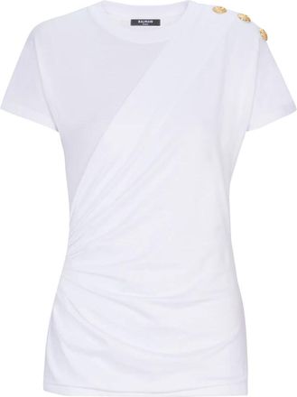 Balmain Mujer, Camisetas, Blanco, Talla: L