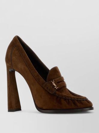 Saint Laurent le loafers pumps suede finish loafer style
