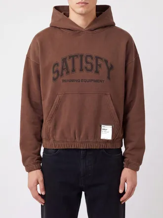 SATISFY Felpa con cappuccio in cotone organico