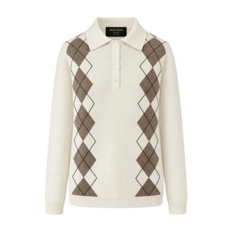 Gran Sasso Polo de Lana Merino - Tops - Mujer - Beige - 4XL