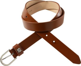 HUGO BOSS Lederg&uuml;rtel HUGO Zoey_HU-GO_Sz25, Damen, Gr. 100, braun (medium braun 212), Leder, unifarben, G&uuml;rtel Lederg&uuml;rtel, mit HUGO Schriftzug