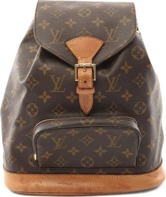 Louis Vuitton Zaino Montsouris MM 1999 - Marrone
