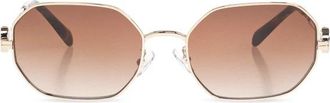 Tory Burch Miller Zonnebrillen - Dames - Zonnebrillen - Geel - 55 MM - Accessoires