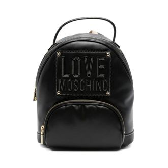 Love Moschino Backpacks, female, Black, Size: ONE SIZE Womens Bucket Bags & Backpacks Bags Black Ss26