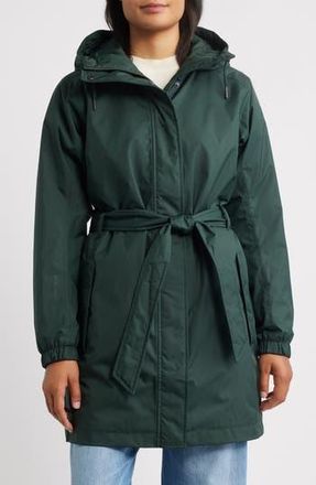 Helly Hansen Classic Insulated Trench Coat in Dark Jungle at Nordstrom Rack, Size Small
