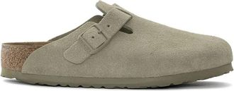 Birkenstock Arizona Oiled Leather Mules - Heren - Slip ons - Groen - 42 EU - Leer - Schoenen