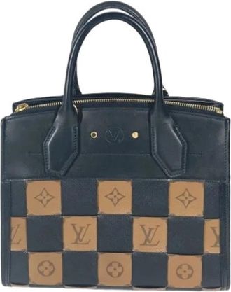 Louis Vuitton Pre-owned Handbag Shoulder Bag - Dames - Vintage Handtas - Zwart - ONE Size - Leer - Vintage