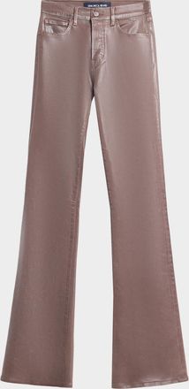 Veronica Beard Beverly Vegan Leather Flare Pants