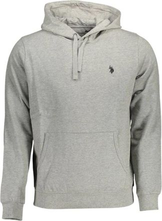 U.S.Polo Association Hooded Sweatshirt - Heren - Hoodies - Grijs - XL - Katoen - Hoodies & sweatvesten