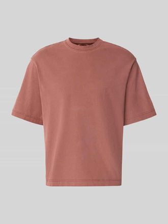Selected Boxy Fit T-Shirt aus reiner Baumwolle Modell CORY in Rostrot, Gr&ouml;&szlig;e XL