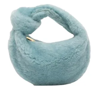 Bottega Veneta Pre-owned Mini Bags, female, Blue, Size: ONE SIZE Pre-owned Mini Jodie