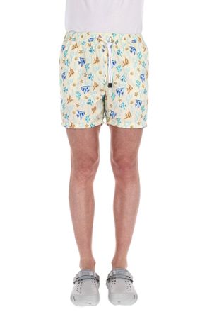 Barba Quick-Dry Fish Print Swim Shorts