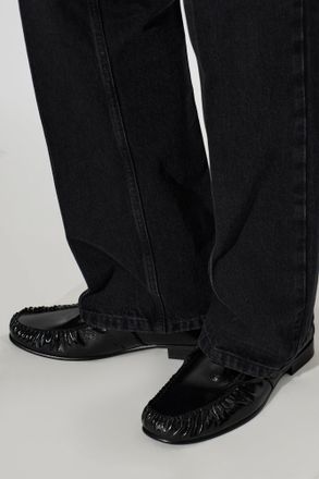 Marni Leather Loafers, Mens, Black