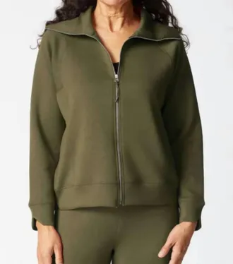 Habitat Passport Knit Roam Jacket In Forest