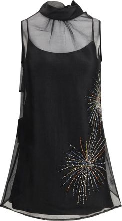 Staud Womens Dress Albee Mini Firework Outer: Polyester