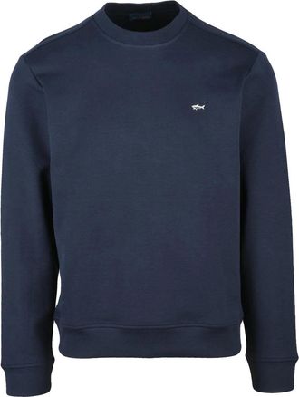 Paul & Shark Grey Cotton-Blend Slim Sweatshirt