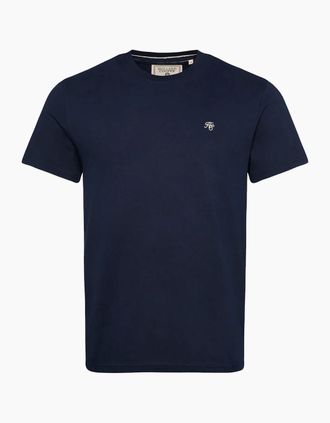 Holland Cooper Mens HOLLAND COOPER CREW NECK T-SHIRT INK NAVY - Size: 40