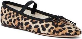 Loeffler Randall Leonie Soft Mary Jane Ballet Flat in Leopard at Nordstrom Rack, Size 5.5