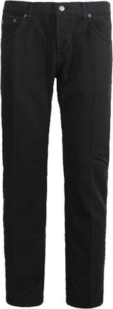 Dondup Mius Slim-fit Broeken - Heren - Slim Fit Jeans - Zwart - W30 - Katoen - Jeans