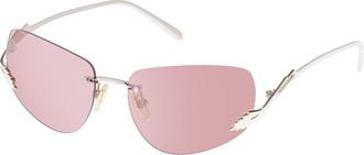 Karen Walker Fleur KAS2449768 Womens Sunglasses Gold Size 59
