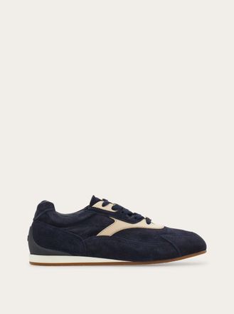 Ferragamo Uomo Sneaker in suede Blu Taglia 40.5